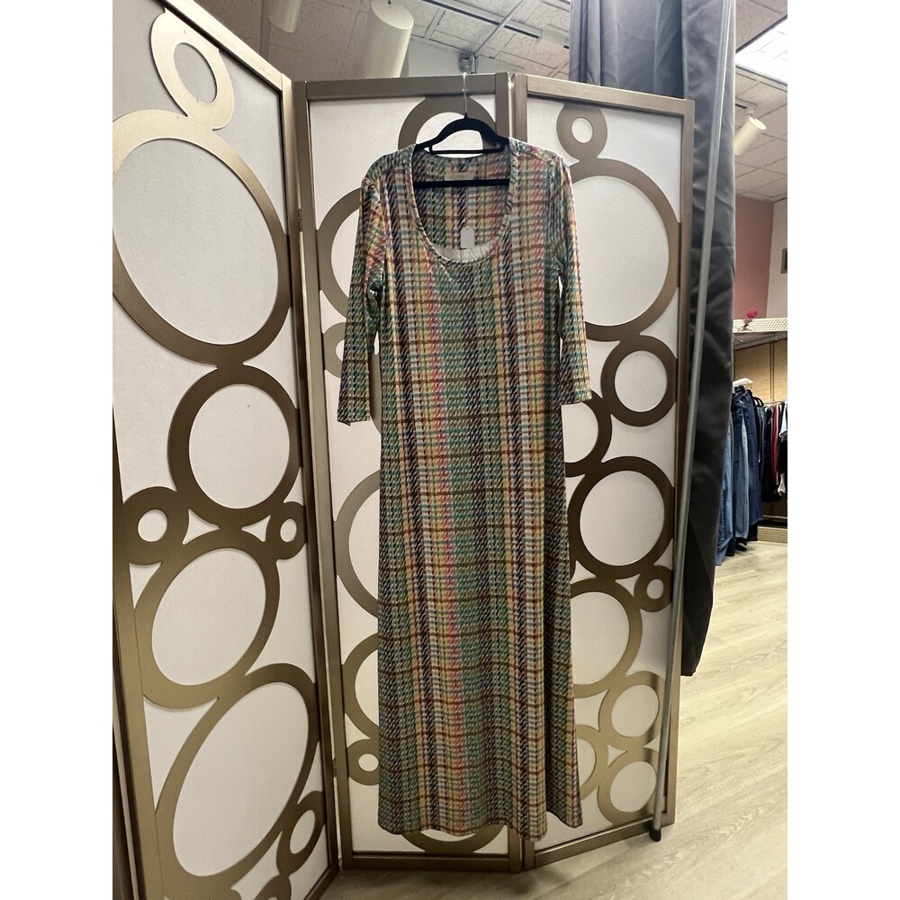 Etcetera Womenโs Beautiful Medium Maxi Dress. PTP20 Hippie Glam!!!